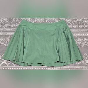 Calia Side Pleat Skort In Dark Green Size XL